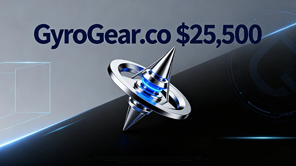GyroGear.co 以 25,500 美元成交，品牌詞組域名受市場關注